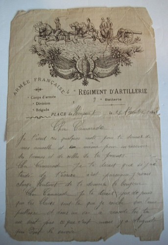 Altes dokument brief soldat - dokument,