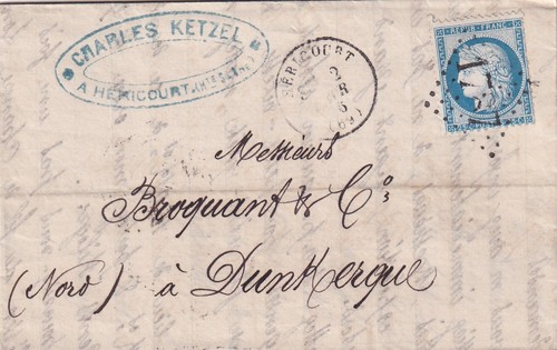 Brief mit 25 c - 60,