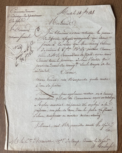 1818 oberst fleuret gers - gers, →